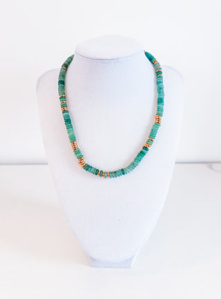 Turquoise Beaded Necklace by Sahira