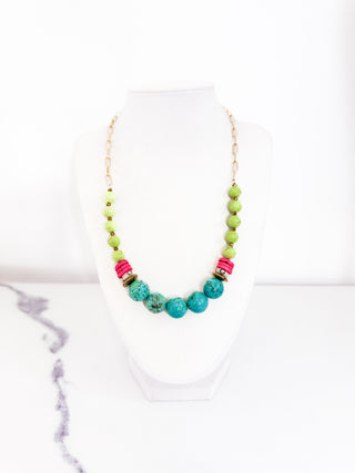 Tropical Turquoise Necklace by Scooples