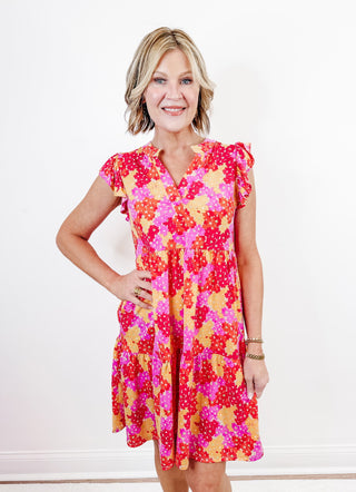 Sunset Petals Dress