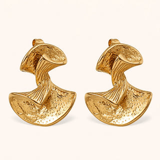 PREORDER Folded Form Earrings by Pressie
