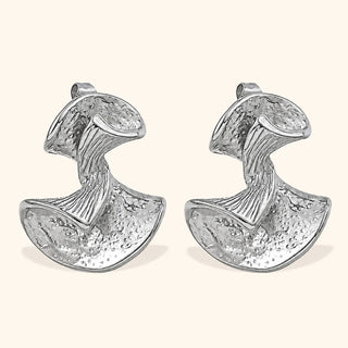 PREORDER Folded Form Earrings by Pressie