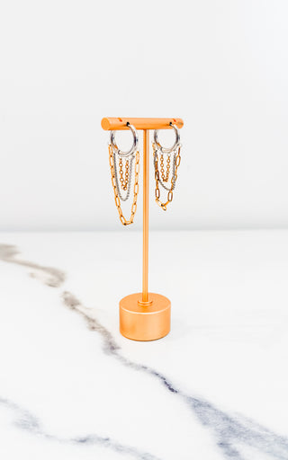 Two Tone Milo Earring by Chansutt Pearls