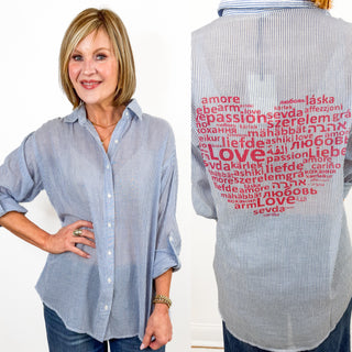 Love You, Say it Back Top by Elan