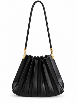 Pleat to Meet You Bag in Black