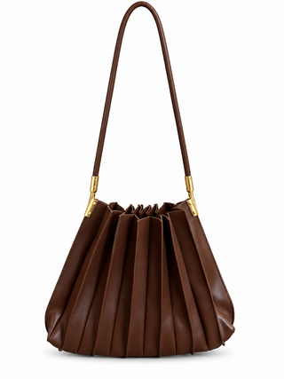 Pleat to Meet You Bag in Chocolate