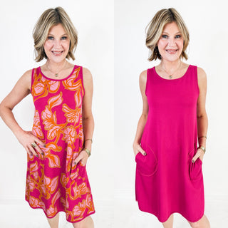 Growing Gardenias Reversible Dress by Tribal