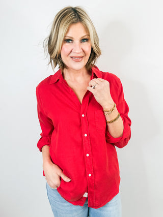 Galina Top in Salsa by Dear John