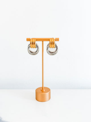 Katie Two Tone Earrings