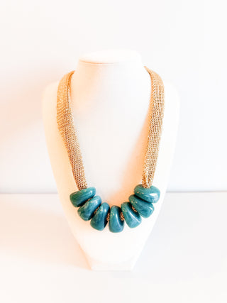 Turquoise Veil Necklace