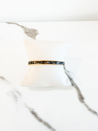 Nicola Black CZ Bracelet in Sahira