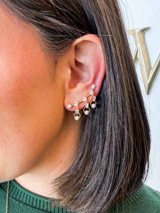 Pearl Sparkle Ear Crawler by Sahira