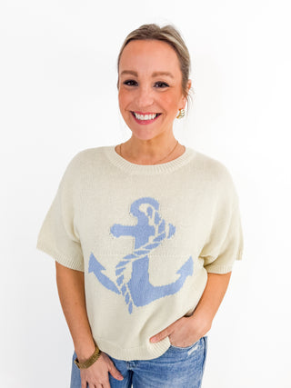 Anchors Away Sweater