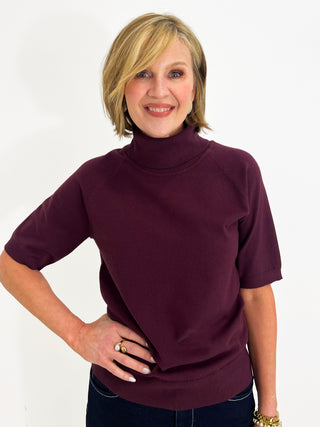 Editor's Pick Sweater in Dark Plum