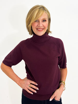 Editor's Pick Sweater in Dark Plum