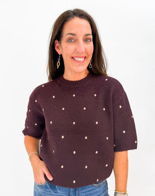 Wine Sipping Sweater by Charlie B