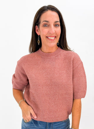 What in Carnation Sweater by Charlie B