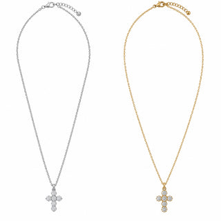 Joy Cross Necklace by Chansutt Pearls