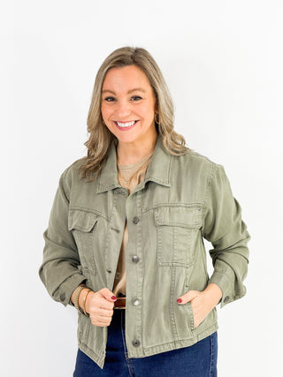 Forever Kind of Jacket in Olive