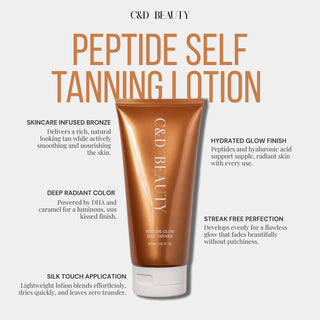 Peptide Self Tanning Lotion by C&D Collective