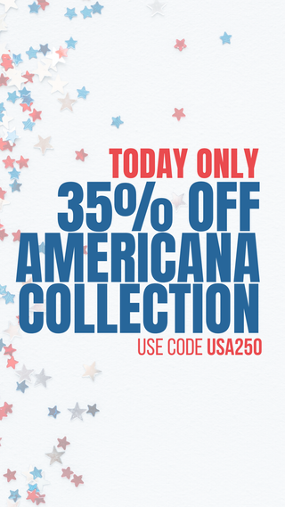 TODAY! 35% Off Americana, code USA250