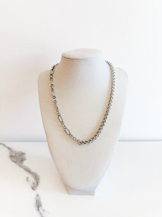 Silver Split Chain Necklace