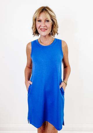 The Mood Booster Dress in Deep Indigo