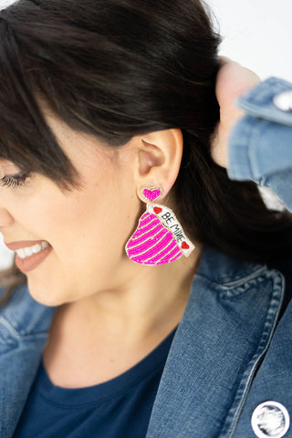 Be Mine Candy Kiss Earring